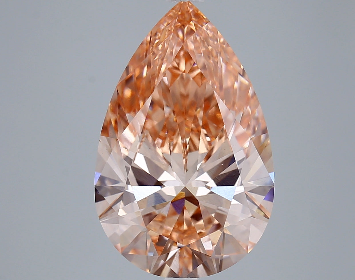 6.03 Carat Pear Lab Diamond