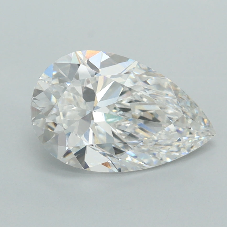 2.00 Carat Pear Lab Diamond