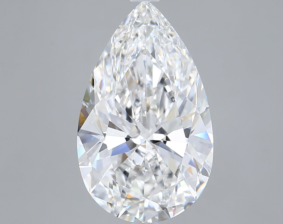 5.00 Carat Pear Lab Diamond