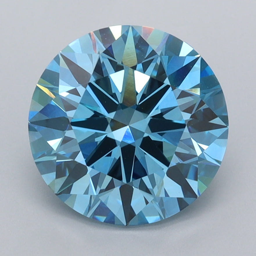 3.02 Carat Round Lab Diamond