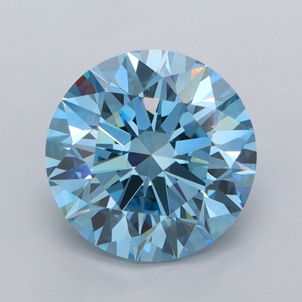 3.04 Carat Round Lab Diamond