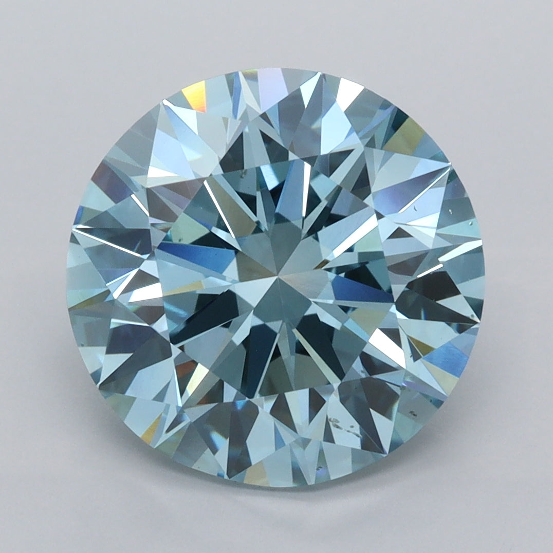 4.97 Carat Round Lab Diamond