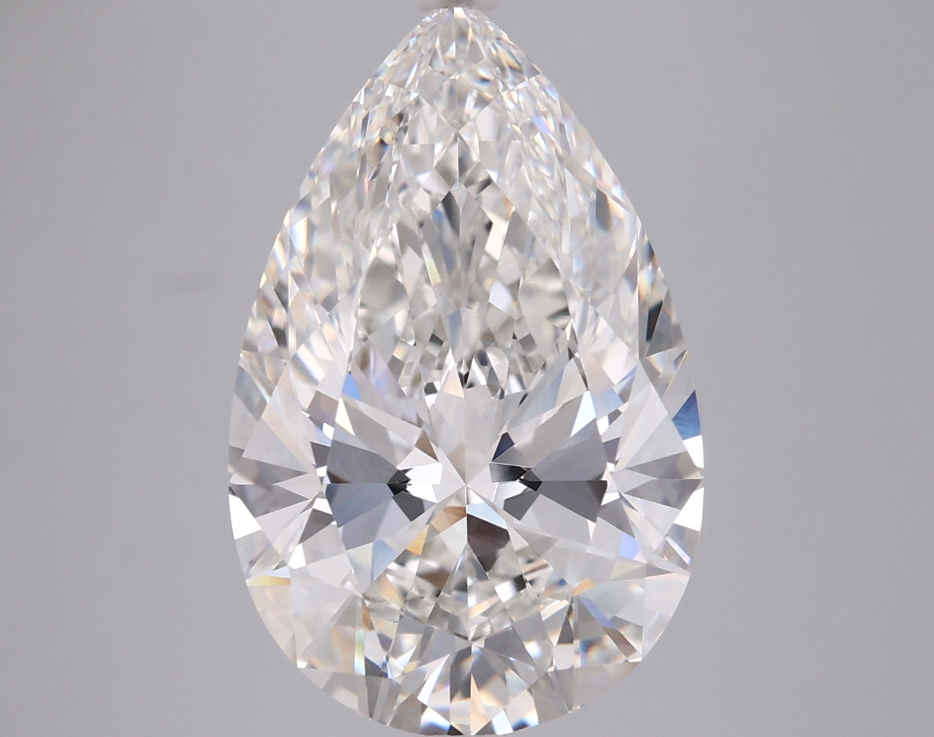 6.04 Carat Pear Lab Diamond