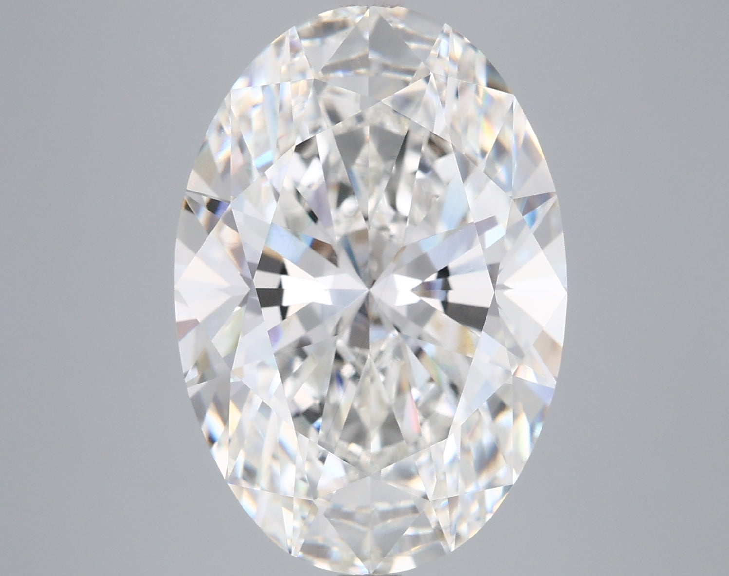 8.09 Carat Oval Lab Diamond