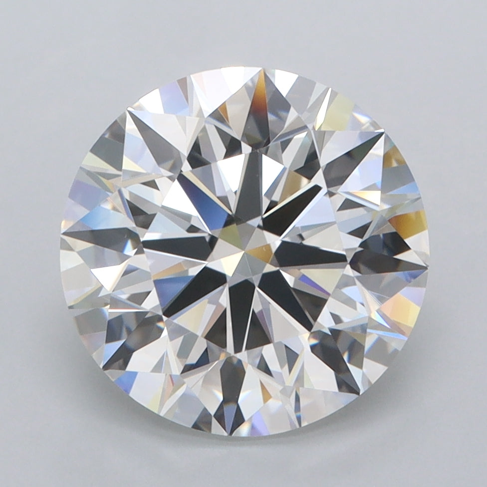 3.80 Carat Round Lab Diamond