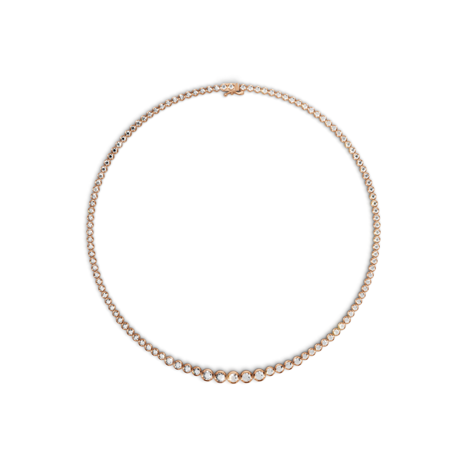 Graduation Necklace K18 Pink Gold 3ct