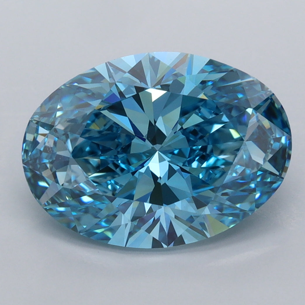 3.98 Carat Oval Lab Diamond