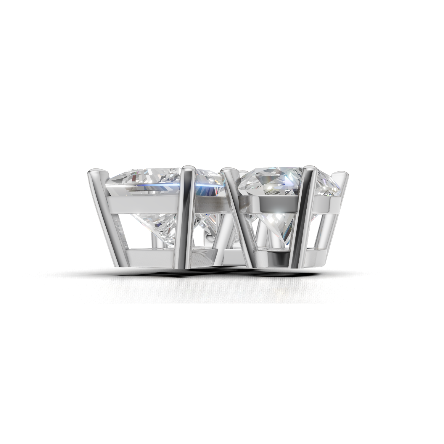 Cluster Pendant Normal 18k White Gold 3ct
