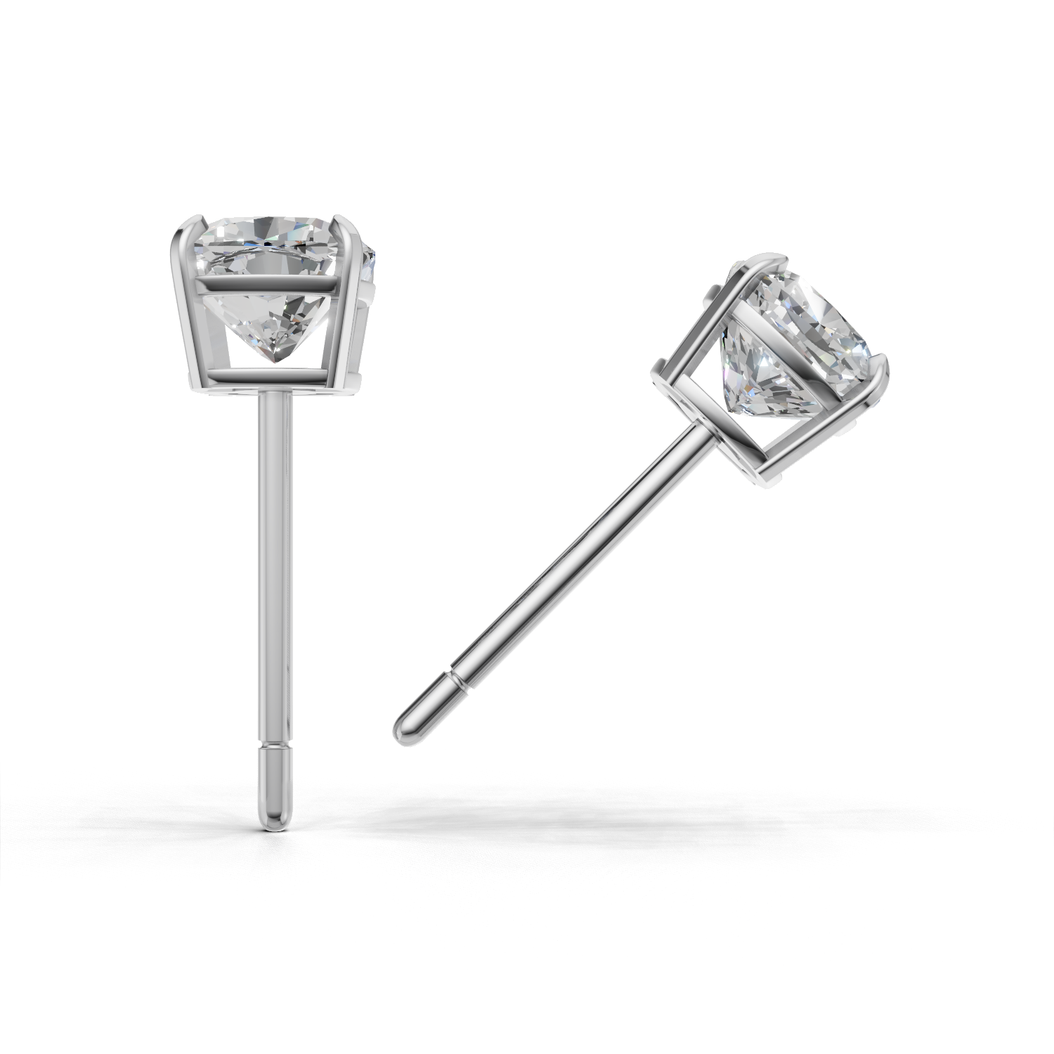 Pierce Cushion Solitaire 18k White Gold 1ct