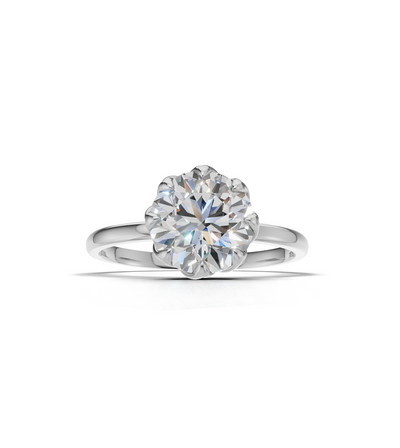 Portuguese Cut Ring Solitaire