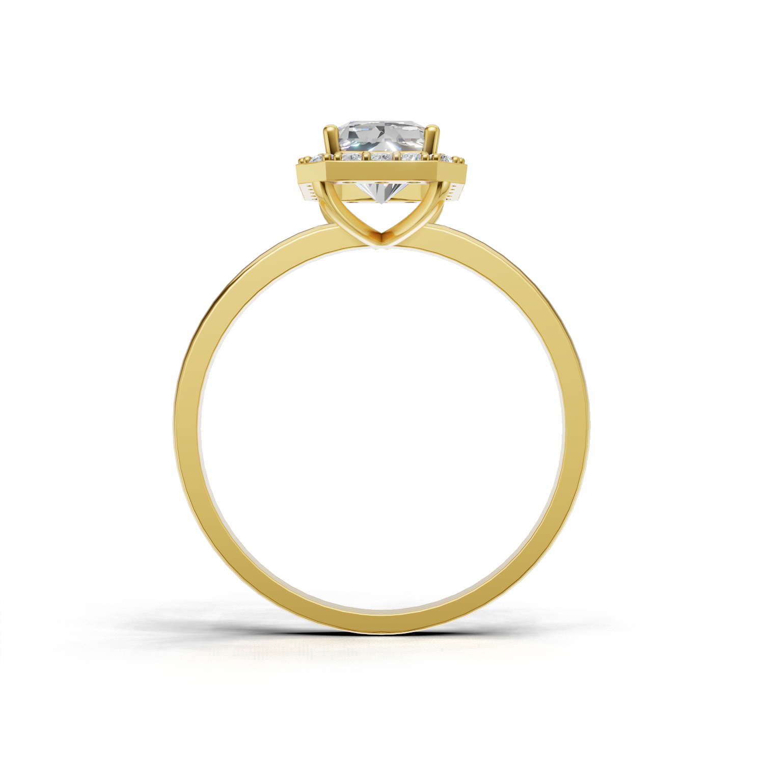 Radiant Lab Grown Diamond Halo Ring