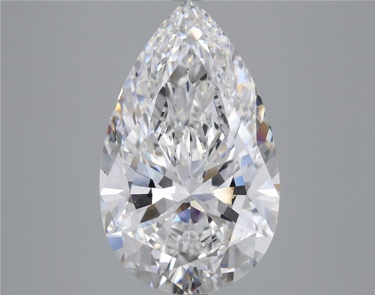 6.07 Carat Pear Lab Diamond