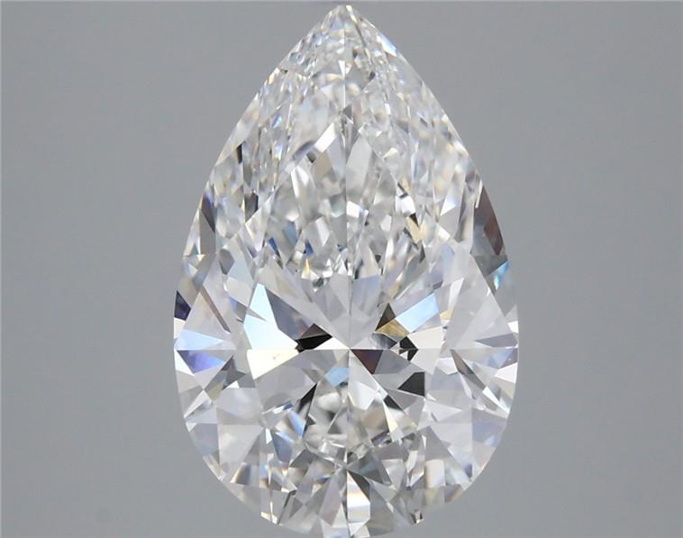 4.05 Carat Pear Lab Diamond