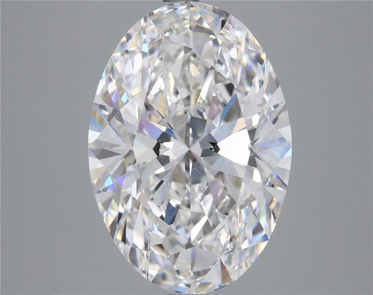6.05 Carat Oval Lab Diamond