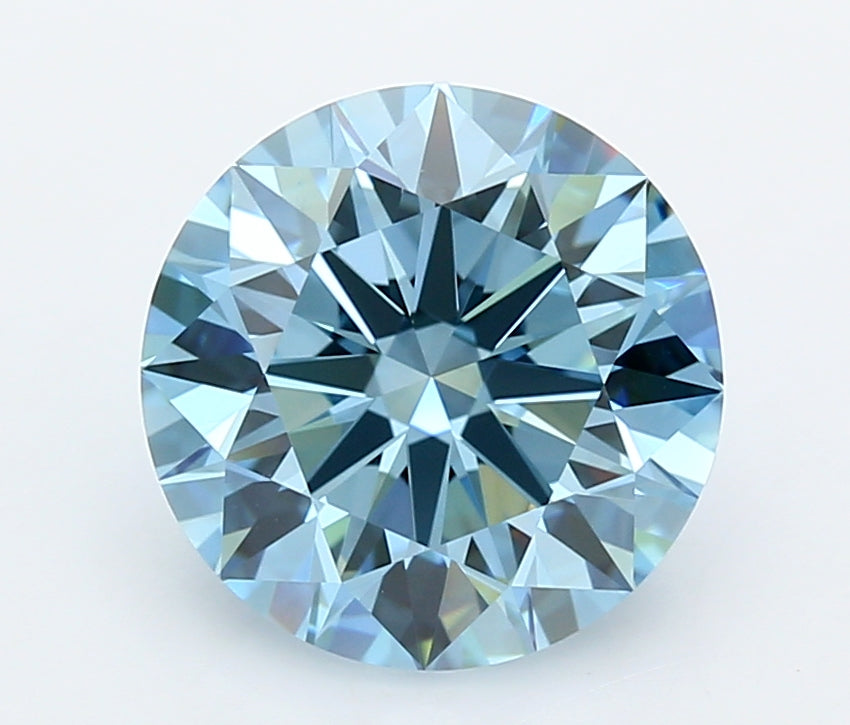 3.78 Carat Round Lab Diamond