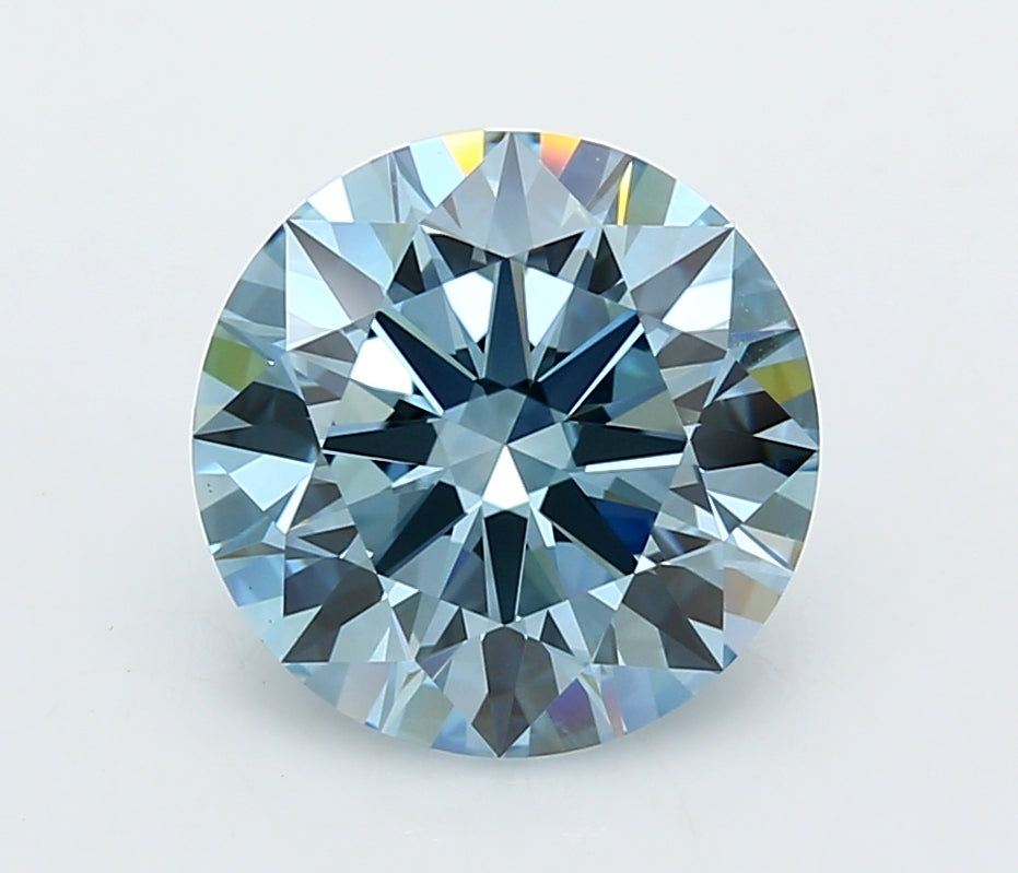 4.49 Carat Round Lab Diamond