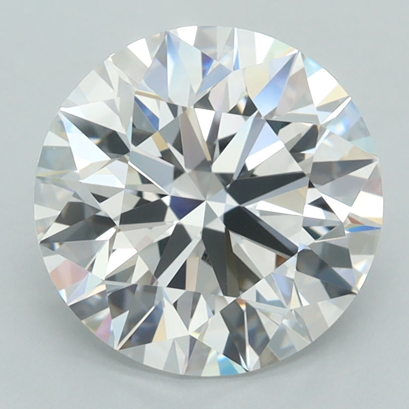 3.44 Carat Round Lab Diamond