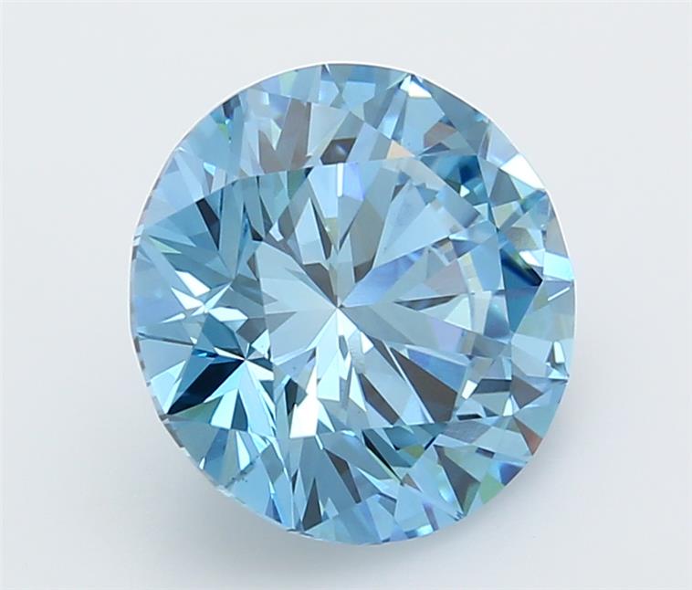 5.01 Carat Round Lab Diamond :: Greenstar spin frame 03