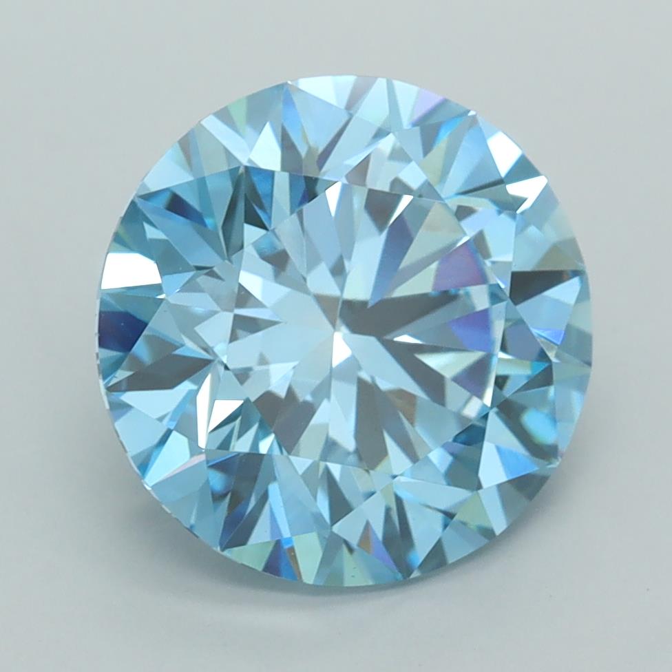 4.01 Carat Round Lab Diamond :: Greenstar spin frame 07