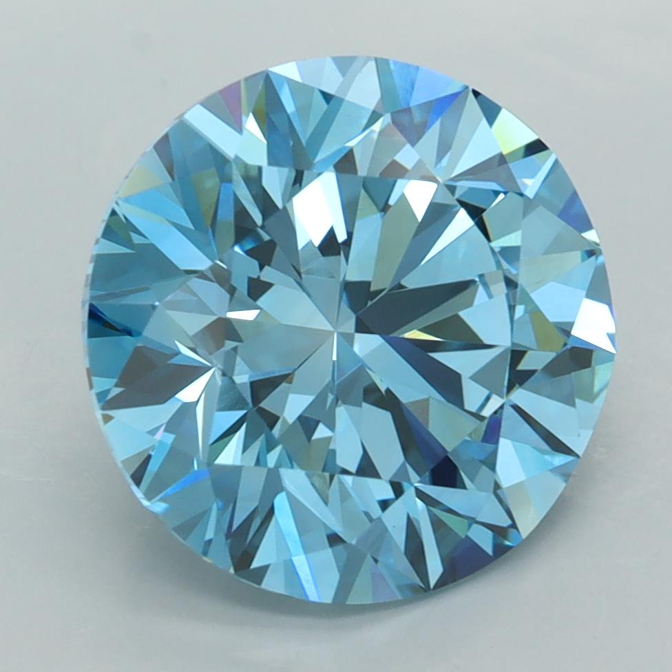 5.01 Carat Round Lab Diamond :: Greenstar spin frame 05