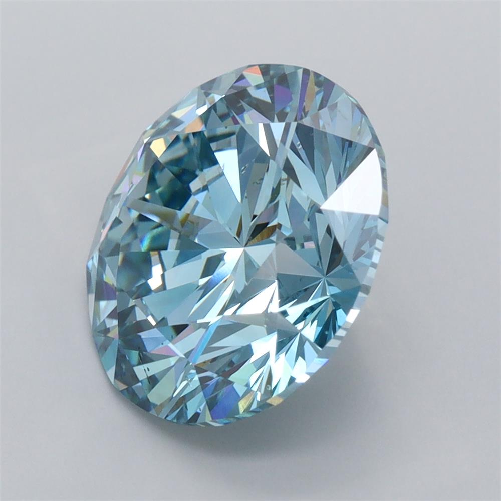 4.97 Carat Round Lab Diamond :: Greenstar spin frame 06