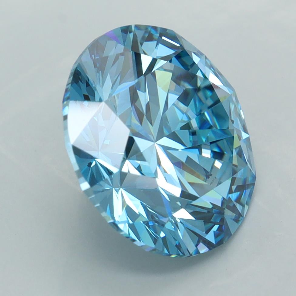 5.01 Carat Round Lab Diamond :: Greenstar spin frame 04
