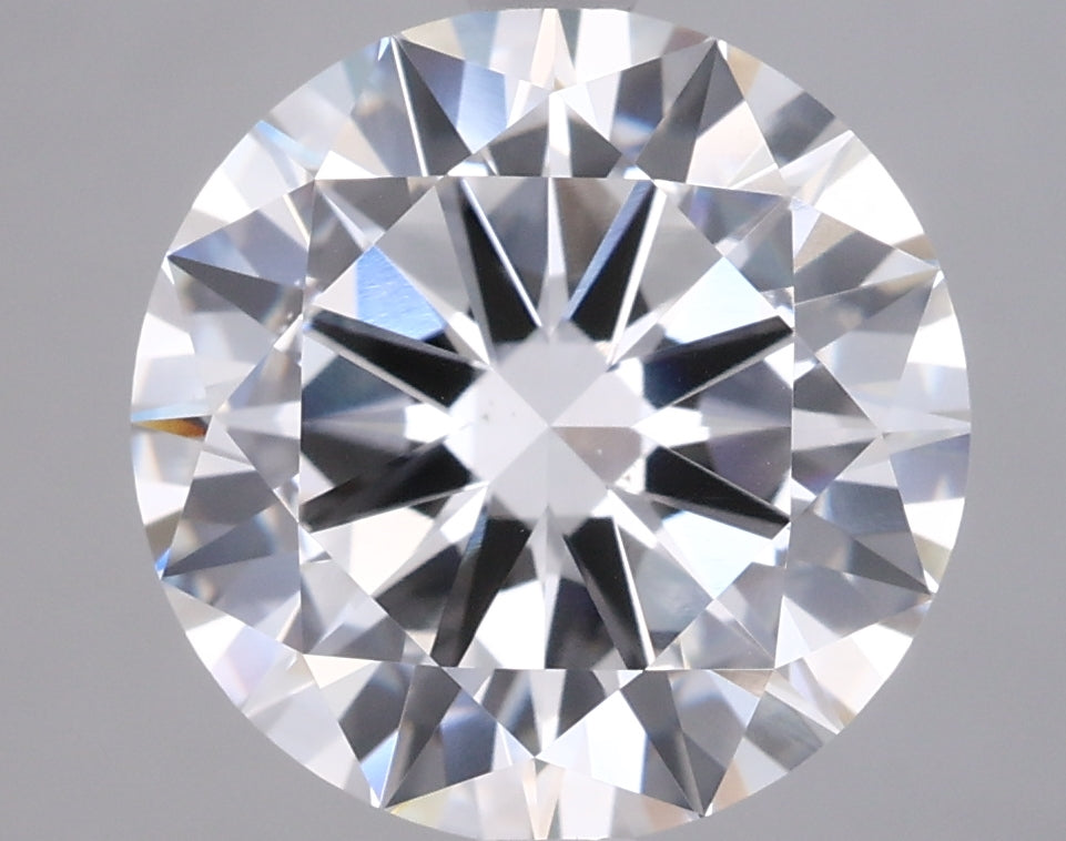 3.42 Carat Round Lab Diamond