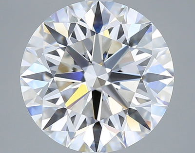 4.02 Carat Round Lab Diamond