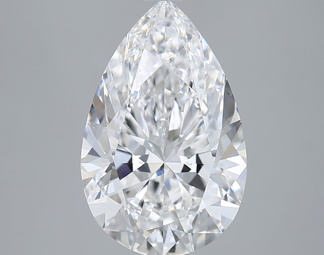 4.06 Carat Pear Lab Diamond