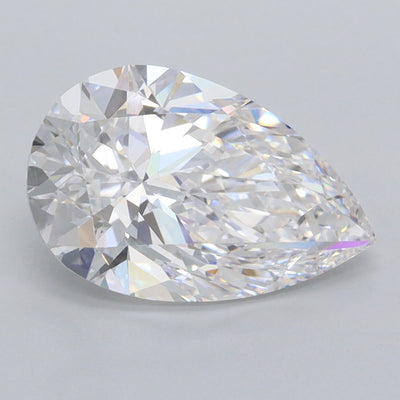 2.53 Carat Pear Lab Diamond
