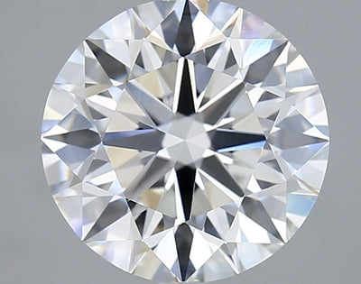 4.04 Carat Round Lab Diamond