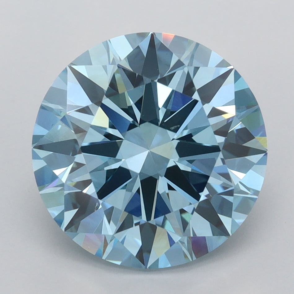 3.97 Carat Round Lab Diamond