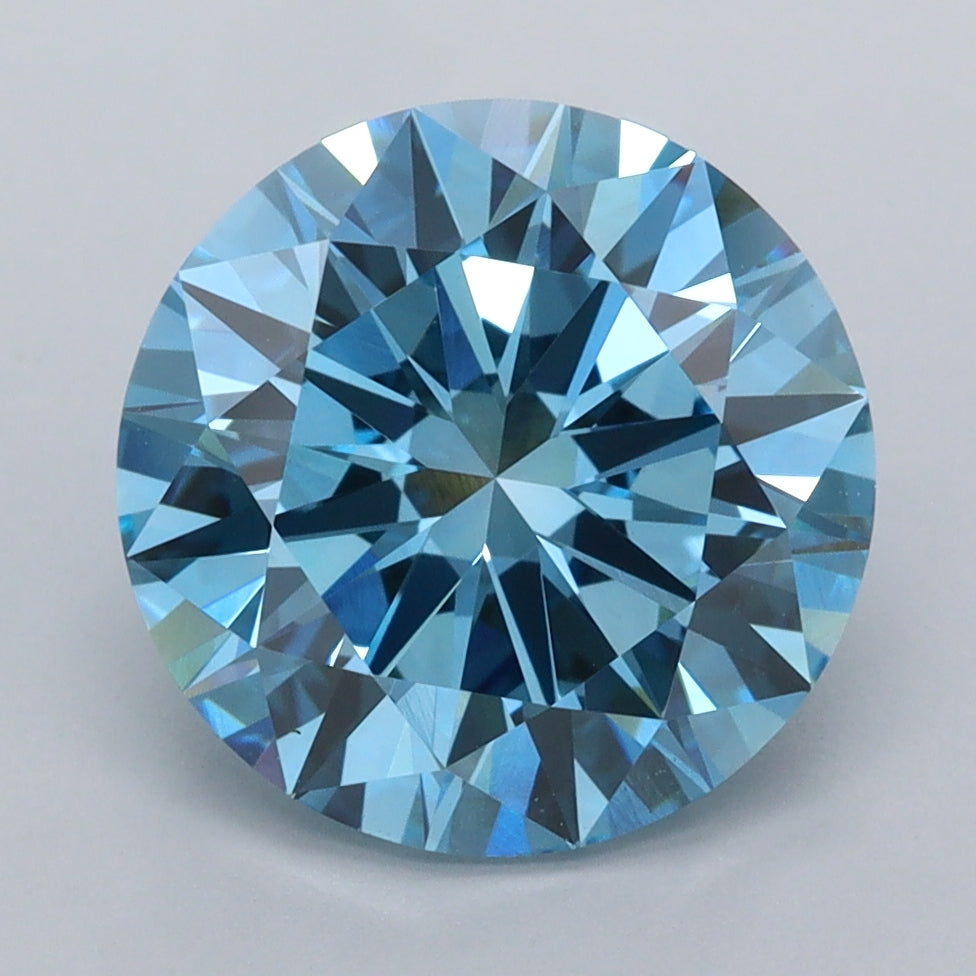 4.00 Carat Round Lab Diamond