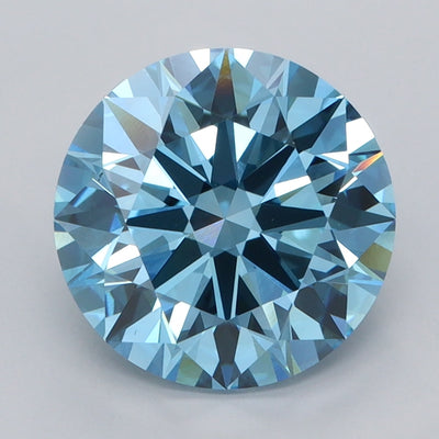3.49 Carat Round Lab Diamond