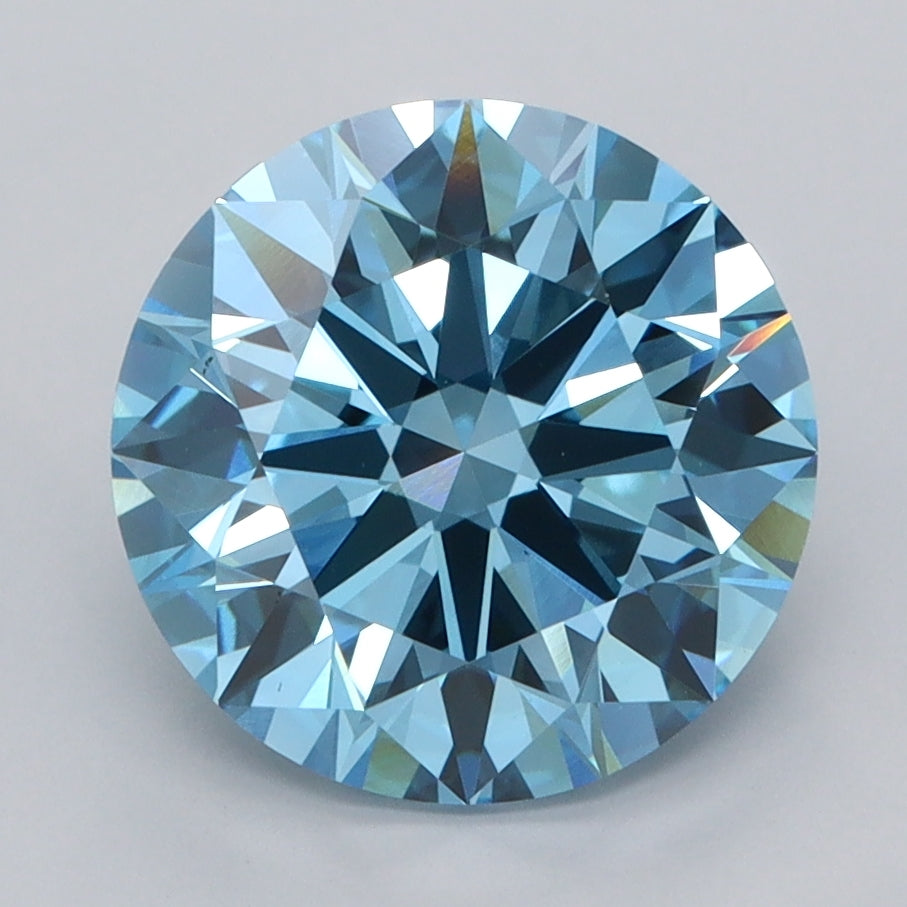 3.49 Carat Round Lab Diamond