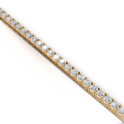 Tennis Bracelet Classic K14 Yellow Gold 3ct