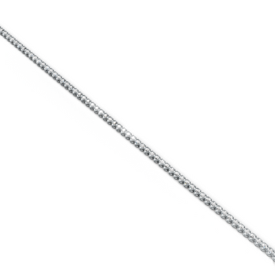 Tennis Bracelet Crown K18 White Gold 1ct