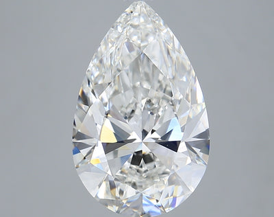 5.00 Carat Pear Lab Diamond
