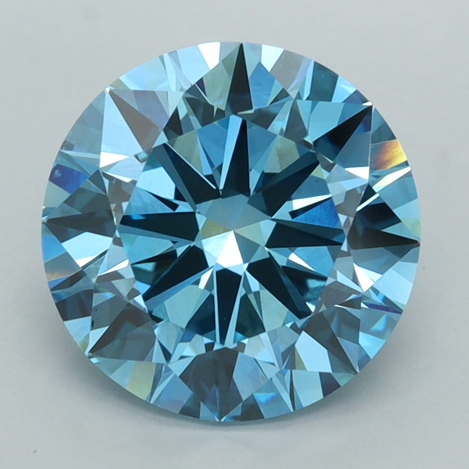 4.02 Carat Round Lab Diamond