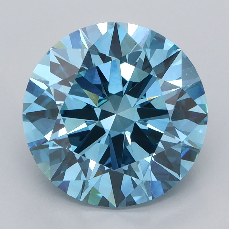 4.01 Carat Round Lab Diamond