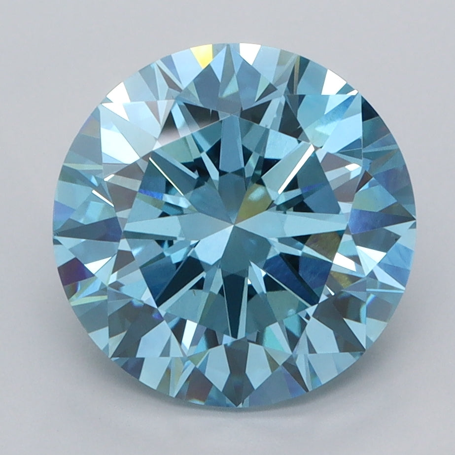 4.01 Carat Round Lab Diamond