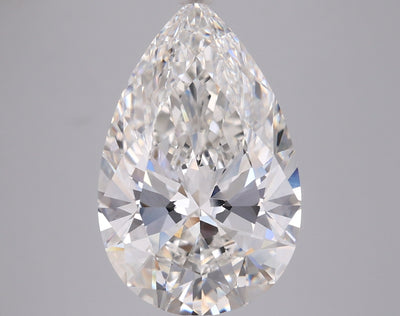 6.04 Carat Pear Lab Diamond