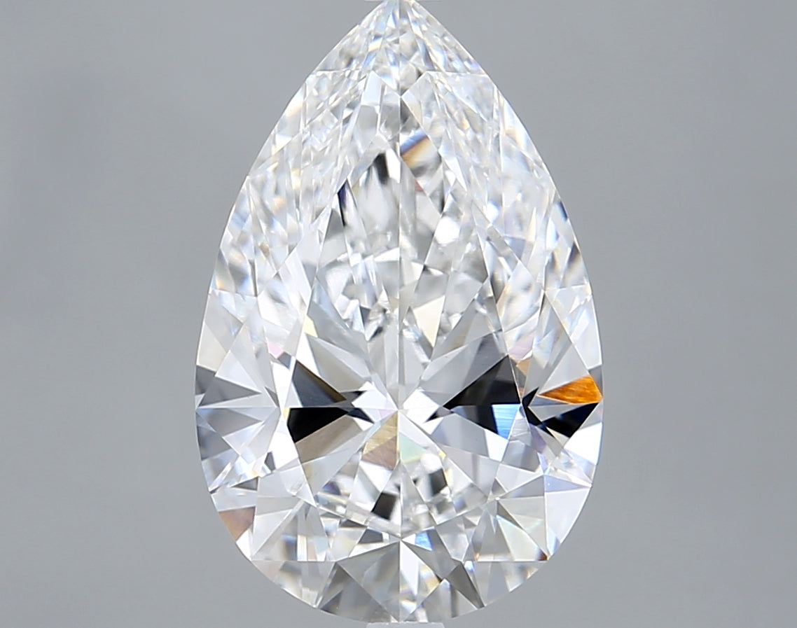 5.00 Carat Pear Lab Diamond
