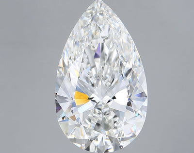 5.02 Carat Pear Lab Diamond