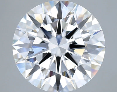 6.04 Carat Round Lab Diamond