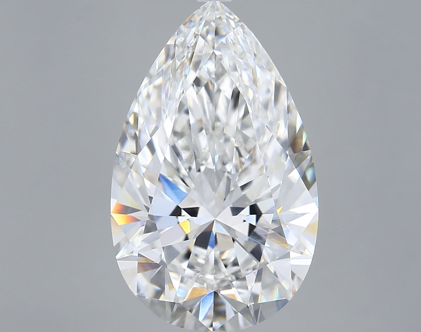 8.57 Carat Pear Lab Diamond