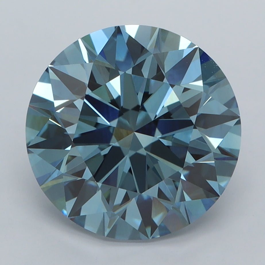 4.01 Carat Round Lab Diamond