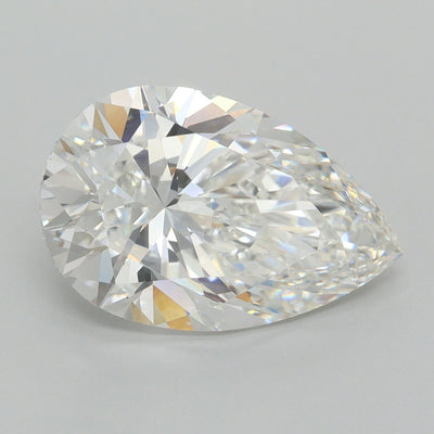 4.06 Carat Pear Lab Diamond