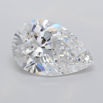 1.37 Carat Pear Lab Diamond