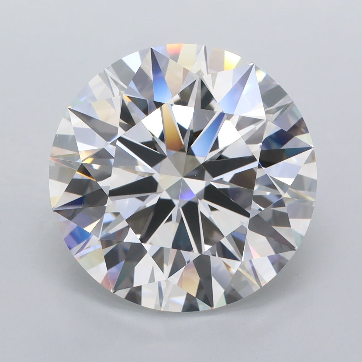 7.08 Carat Round Lab Diamond